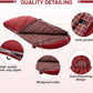 KingCamp Sleeping Bag for Adults, Cold Weather & Warm Extra Wide Big & Tall XL Portable Waterproof Flannel Sleeping Bags, Essentials Gear Accessories for Camping Backpacking Hiking Indoor & Outdoor