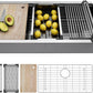 Undermount Kitchen Sink Stainless Steel 32x19 - Undermount Workstation Sink Single Bowl Commercial 16 Gauge Stainless Steel Kitchen Sinks Silver