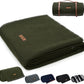 100% Wool Blanket, 62" x 86", Warm, Thick, Washable, Military Wool Blanket, Great for Camping, Outdoors, Sporting Events, Survival Kits