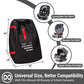 Car Seat Travel Bag Backpack for Air Travel - Karfast Universal Infant Carseat Gate Check Bag Cover for Airplane, Foldable with Pouch, Black