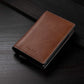 VULKIT Card Holder Pop Up Slim Wallet Leather RFID Blocking Card Case Up to 8 Credit Cards
