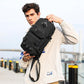 OZUKO Multipurpose Sling Bag for Men, Large Capacity Crossbody Shoulder Bag Waterproof Sling Chest Backpack with Tripod Holder Fit for Outdoor Travel Photography (Black)