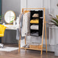 YOUDENOVA Hanging Closet Organizer, 4-Shelf Closet Hanging Storage Shelves, Black