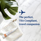 Orange Pineapple Gel Hand Sanitizer | Soothing, Moisturizing, Hydrating | Tropical Scent | Essential Oils, Green Tea Extract, Aloe, and Vegan Glycerin | TSA-Approved Travel Essential | 3-pack