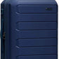Traveler's Choice Pagosa Hardshell Expandable Luggage with Spinner Wheels, Navy, 22-Inch Carry-on
