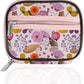 Serfeymi Weekly Travel Pill Organizer Pill Case for Purse with Removable 7 Day Pill Box, Fashionable Travel Medicine Organizer Pill Container for Medicine, Vitamin, Supplement - Bloom 03