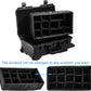 Waterproof Travel Camera Hard Case with Padded Divider, 22 x 14 x 10 Inch, Rolling Case for Camera, Gear, Equipment, Dustproof, Shockproof,Airline Carry-On Approved, Inner 19.8"x 10.9" x 6.8"