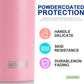koodee 20 oz Stainless Steel Skinny Tumbler(4 Pack) Double Wall Insulated Water Tumbler Cup with Lids, Straws and Straw Brushe（Baby Blue/Pink/Sky Blue/Teal）