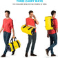 WILD HEART Waterproof Bag Duffel Bag 20L 30L 40L with Welded Seams Shoulder Straps, Mesh Pocket for Kayaking, Camping, Boating,Bicycle,Motorcycle