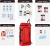 Guardian 1-Person Necessity Survival Kit, Rolling Bag 72-Hour Emergency Go Bag with 5-Year Food & Water, Purification Tablets, AM/FM Radio, Hand-Rechargeable Flashlight, First Aid, Poncho & Blanket.