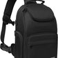 MOSISO Camera Sling Bag, DSLR/SLR/Mirrorless Camera Case Crossbody Photography Backpack with Tripod Holder&Removable Modular Inserts&PU Handle Compatible with Canon/Nikon/Sony, Black