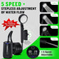 Spopal Portable Shower for Camping, [Upgraded] 10000mAh Rechargeable Camping Shower with 5 Adjustable Speeds,Premium LED Display, IPX8 Waterproof Outdoor Shower Kit for Hiking, Car, Pet, Travel