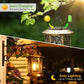 WdtPro Solar Lanterns Outdoor Lights, 6 Pack Bright Lanterns Outdoor Waterproof with Clip Patio Decor, Hanging Solar Lights for Outside Garden Yard Front Porch Table Decoration (Antique Copper)