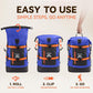 HEETA Dry Bags Waterproof Backpack 40L for Men & Women, Roll Top Heavy Duty Cushioned Hiking Backpack for Kayaking Boating Paddle Boarding Fishing Travel Camping Beach Vacation Cruise Ship Essentials