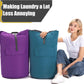Laundry Bag for College, Backpack Laundry Bag for College Turquoise, 115L Extra Large Laundry Backpack, Heavy Duty Dirty Clothes Bag, Dorm Room Essentials for College, Travel, Laundromat, Apartment