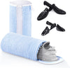 Shoe Washing Machine Bags, Reusable Laundry Bag for Washer and Dryer, Durable Fluffy Fiber Keep Clean, 2 Pairs Adjustable Trees for All Shoes, Blue