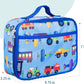 Wildkin Kids Insulated Lunch Box – Durable and Reusable for School & Travel - Trains, Planes, and Trucks