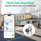 Air Tracker Tags-4 Pack: Smart Bluetooth Tracker, Item Finder Works with Apple Find My (iOS Only) App, Trakcer Tag Locator for Keys, Luggage, Satchel, Backpack etc. (Not for Android Devices)