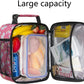 Hap Tim Lunch Box, Insulated Lunch Bags, Soft Mini Cooler Bag for Thermal Meal Tote Kit, Pink Unicorn Rainbow (18654-PKU)