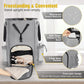 Laundry Bag Backpack Extra Large, 110L Laundry Backpack Heavy Duty with Shoulder Straps, Collapsible and Mesh Pocket Dorm Laundry Basket Hamper Bag for College, Travel, Laundromat, Apartment Grey