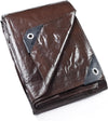 GUARD SHIELD Brown Tarp 12x20 Feet Waterproof Tarps Lightweight Camping Tarp Outdoor Multi Purpose Poly Cover 6mil