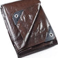 GUARD SHIELD Brown Tarp 10x10 Feet Waterproof Tarps Lightweight Camping Tarp Outdoor Multi Purpose Poly Cover 6mil
