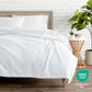 Bare Home Polar Fleece Blanket - White - Warm & Cozy - Premium Fleece - Throw for Bed, Sofa, Camping, Travel and Cold Nights - Lightweight Blanket (Twin/Twin XL, White)