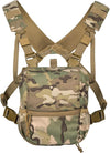 VISMIX Binocular Harness, Adjustable Binocular Harness Chest Pack with Rain Cover for Hunting Hiking Shooting