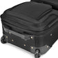 U.S. Traveler Lightweight Rolling 20" Carry On Luggage Softside Suitcase, Black, 2 Wheel Single
