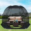 Alvantor Pop Up Screen House Gazebo with Mosquito Netting, Instant UV Resistant Sun Shelter for Patio & Backyard, Portable Canopy Tent for 2-10 Person