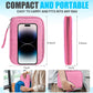 Travel Cable Organizer Bag, Electronics Organizer Tech Pouch with Double Layers for Cords, Chargers, Phone, Earphones, USBs, SD Cards - Travel Essentials Portable Waterproof Tech Pouch