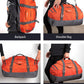 Ubon Large Duffel Bag Weekender Bags with Shoe Compartments 4-Way Sports Gym Backpack with Padded Straps Camping Traveling Duffle Bag - Roamly