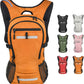 Zavothy 18L Hydration Backpack with 3L Water Bladder – Waterproof Hiking Pack with Insulated Bladder Compartment, Hidden Helmet Holder & Rain Cover – for Running, Cycling, and Camping
