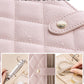 Vlando Travel Jewelry Case,Graduation Gifts,Jewelry Organizer Box with Clear Zipper Velvet Jewelry Pouch Bag, PU Leather Jewelry Case,Gift for Women-Pink