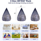 3Pcs Mesh Laundry Bags Washing Machine Mesh Wash Bags Jumbo for Delicates Clothes,Bed Linen,Toys with Drawstring Closure Sturdy(3 XXLarge 28 x 26 Inches, Blue)