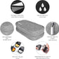 Serfeymi Weekly Travel Pill Organizer 2 Times A Day AM PM Upgraded Black Pill Box 7 Day with Portable Zipper Canvas Pill Case, Medicine Organizer for Pills, Vitamins, Supplements, Fish Oils - Grey 01