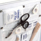 Rapid Care First Aid 80098 3 Shelf All Purpose First Aid Kit Cabinet, Class A+, Exceeds OSHA/ANSI Z308.1 2015, Wall Mountable