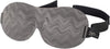 Bucky Ultralight Travel & Sleep Chevron Eye Mask, Gray, One Size