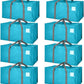 8 Pack Extra Large Moving Bags Heavy Duty Packing Bags with Extra Long Handles and Zippers Storage Totes for College Students Room Dorm Essentials Packing Supplies(Blue)