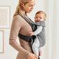 BabyBjörn Baby Carrier Mini, Dark Gray, 3D Jersey Infant Carrier (7-25 lbs), Ergonomic, Easy-to-Use