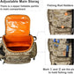 N NEVO RHINO Fishing Tackle Backpack with Rod Holders, 40L Large Fishing Bag with Waterproof Rain Cover,Outdoor Tackle Bag