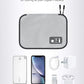 Luxtude Cord Organizer Travel, Flat Cable Organizer Bag, Portable Electronics Organizer, Travel Essentials for Wire/Cord Storage/Charger Case/Cable Storage/Tech Accessories Pouch, Silver Gray