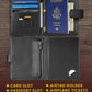 Passport Holder Wallet Cover Case for Women and Men,RFID Blocking,Passport Case,Travel Accessories (Black)