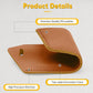Travelambo Luggage Tags for Suitcases Faux Leather Privacy Protection 26 Pack Bag Tags Travel Accessories Essential, Yellowish Brown