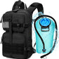 1050D Tactical Hydration Backpack with 3L TPU Water Bladder, Military Molle Water Backpack Perfect for Men & Women, Hydration Pack for Hiking, Biking, Running, Climbing, Hunting, Daily Use