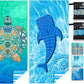 Microfiber Thin Lightweight Beach Towel Sand Free Quick Dry Absorbent Compact Towels for Swimming Pool Camping Beach Accessories Large Easy Pack Travel Things for Vacation Essentials Adult Gift