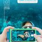 wellhouse Waterproof Phone Pouch, Waterproof Phone Case for iPhone 16 15 14 13 12 Pro Max XS Samsung, IPX8 3D Cellphone Dry Bag Beach Essentials (1 Pack - Luminous Blue7.0, 7 inch)