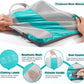 10 Set Compression Packing Cubes for Travel Essentials,Compressible Expandable Packing Cubes for Suitcase,OlarHike Luggage Organizer Bags for Travel,Handy Helper for Organizing Clothes(Blue Green) - Roamly