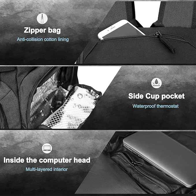 LARIPOP Basketball Backpack Bag with Ball Compartment Ventilated Shoe Compartment for Men Youth Soccer Volleyball Training