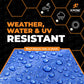 Better Blue Poly Tarp 12' x 14' - Multipurpose Protective Cover - Lightweight, Durable, Waterproof, Weather Proof - 5 Mil Thick Polyethylene - by Xpose Safety